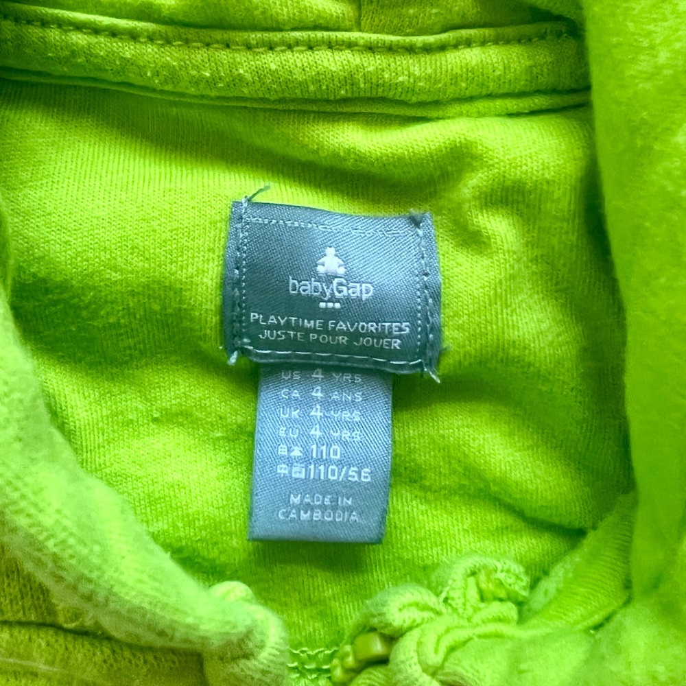 Gap toddler zip up sweatshirt - Picture 2 of 2